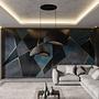 2-Flammig Wabi Sabi Plasterglows Pendelleuchte Schwarz 0