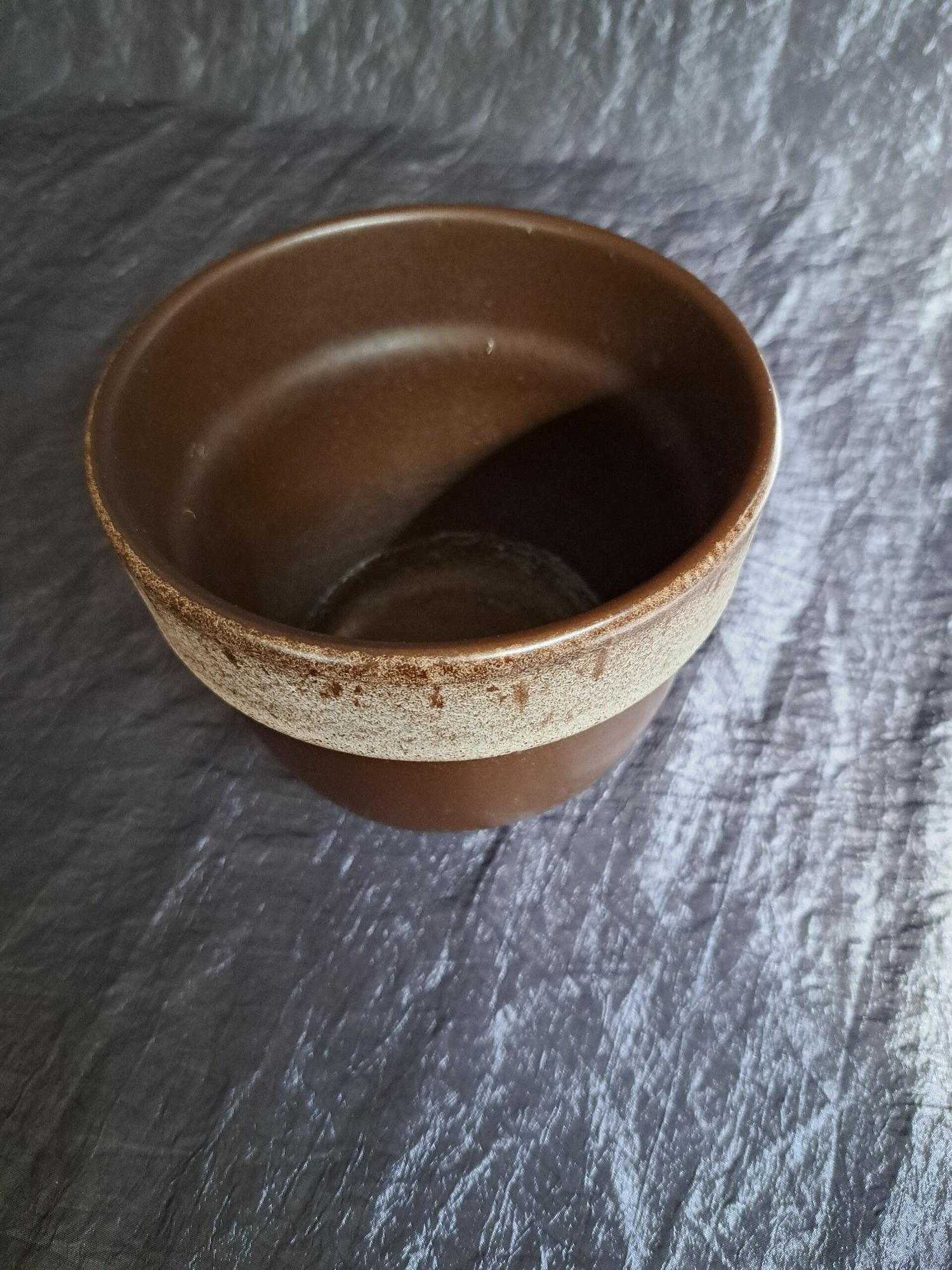 Vintage Übertopf Braun 2