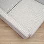 Vintage Sessel Textil Holz Grau 1960er Jahre 11