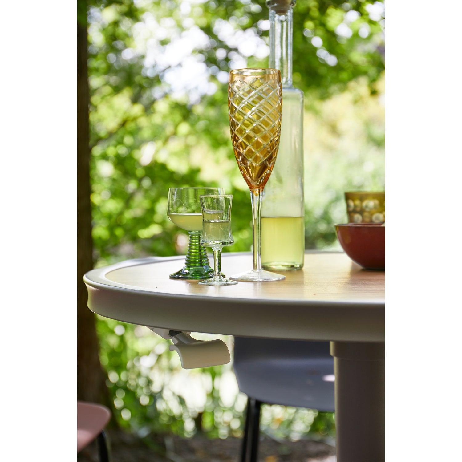 Jeppe Stehtisch Höhenverstellbar Aluminium Braun 2