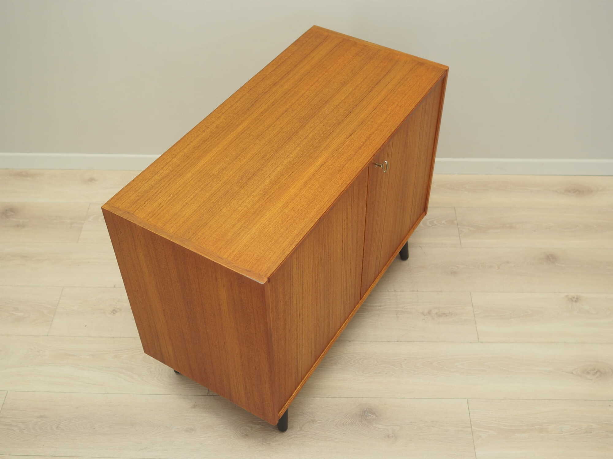 Vintage Schrank Teakholz Braun 1970er Jahre 5