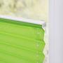 Plissee Haftfix Webstoff Apfelgrün 90 x 130 cm 4