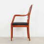 Chair Wood Leather Black 1970s 3