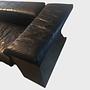 Brigadier Sofa 2-Sitzer Leder Schwarz 1