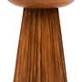 Walsa Carved Ridge Side Table Mango Wood Natural 0