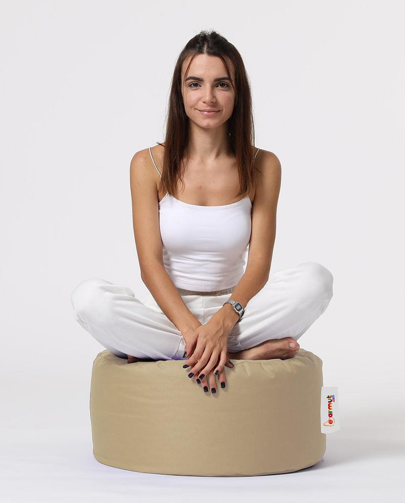 Runder Garten Sitzsack Nerz 4