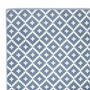 Badematte Frottee Blau Gemustert 67 x 120 cm 1