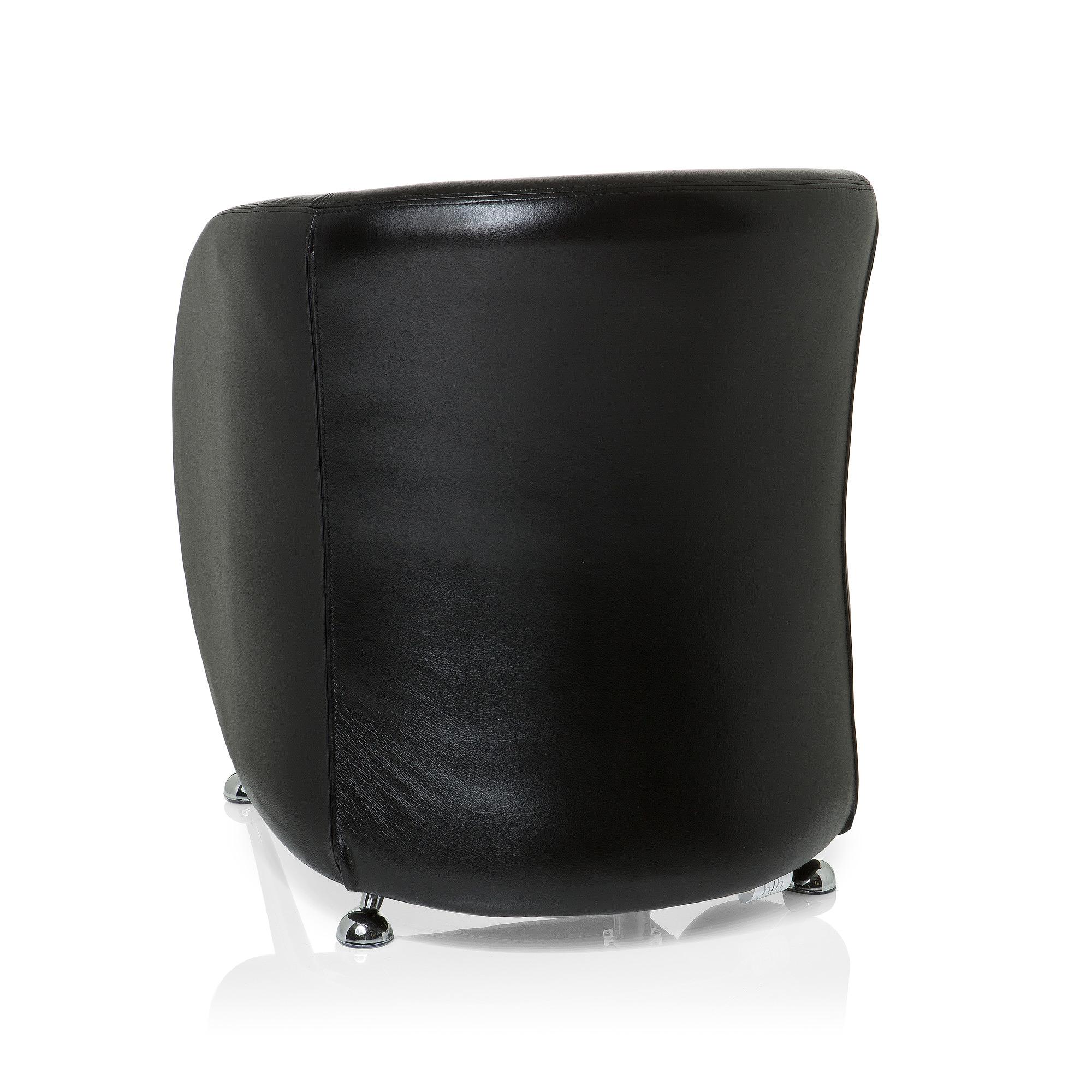 ST. LUCIA Office Chair Faux Leather Black 5