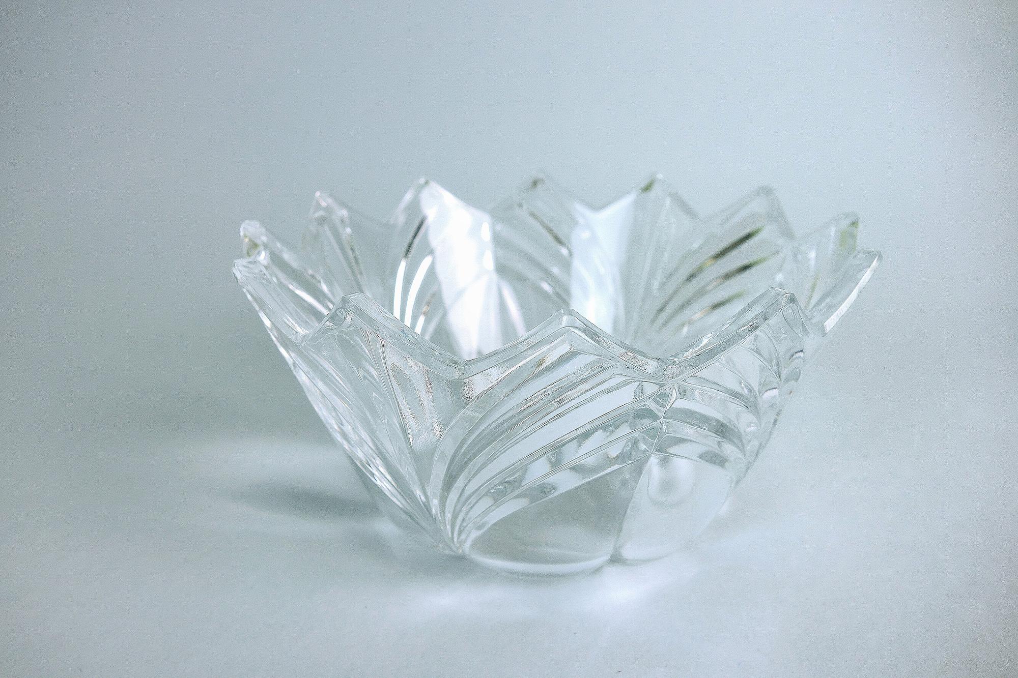 Vintage Bonbonniere Crystal Glass 1980s 3