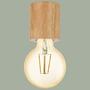 1-light ceiling light wood material light brown 0
