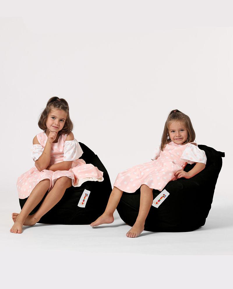Kids Garden Beanbag Black 7