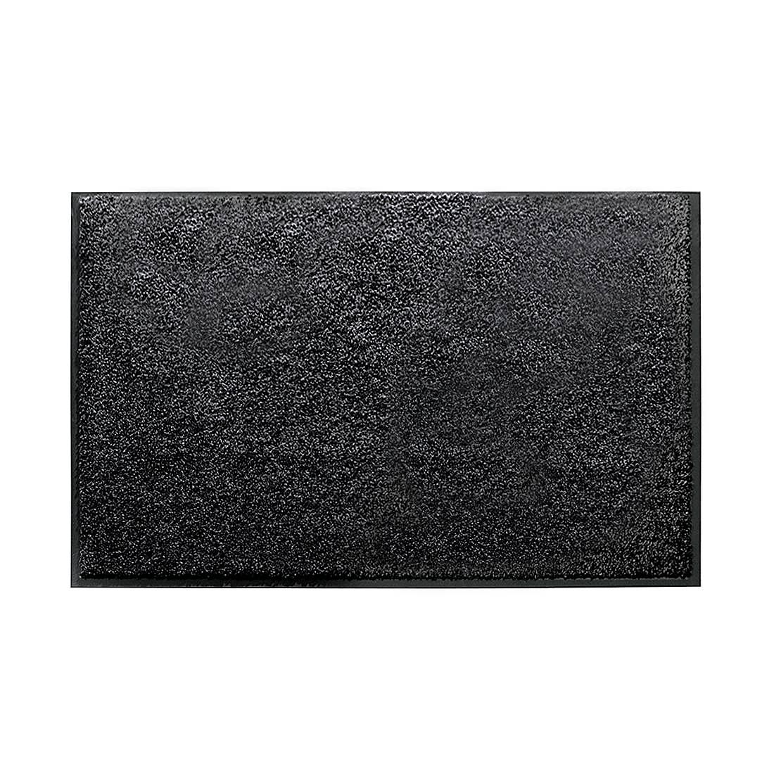 Dirt-trapping doormat Wash & Clean Black 60 x 90 cm 0