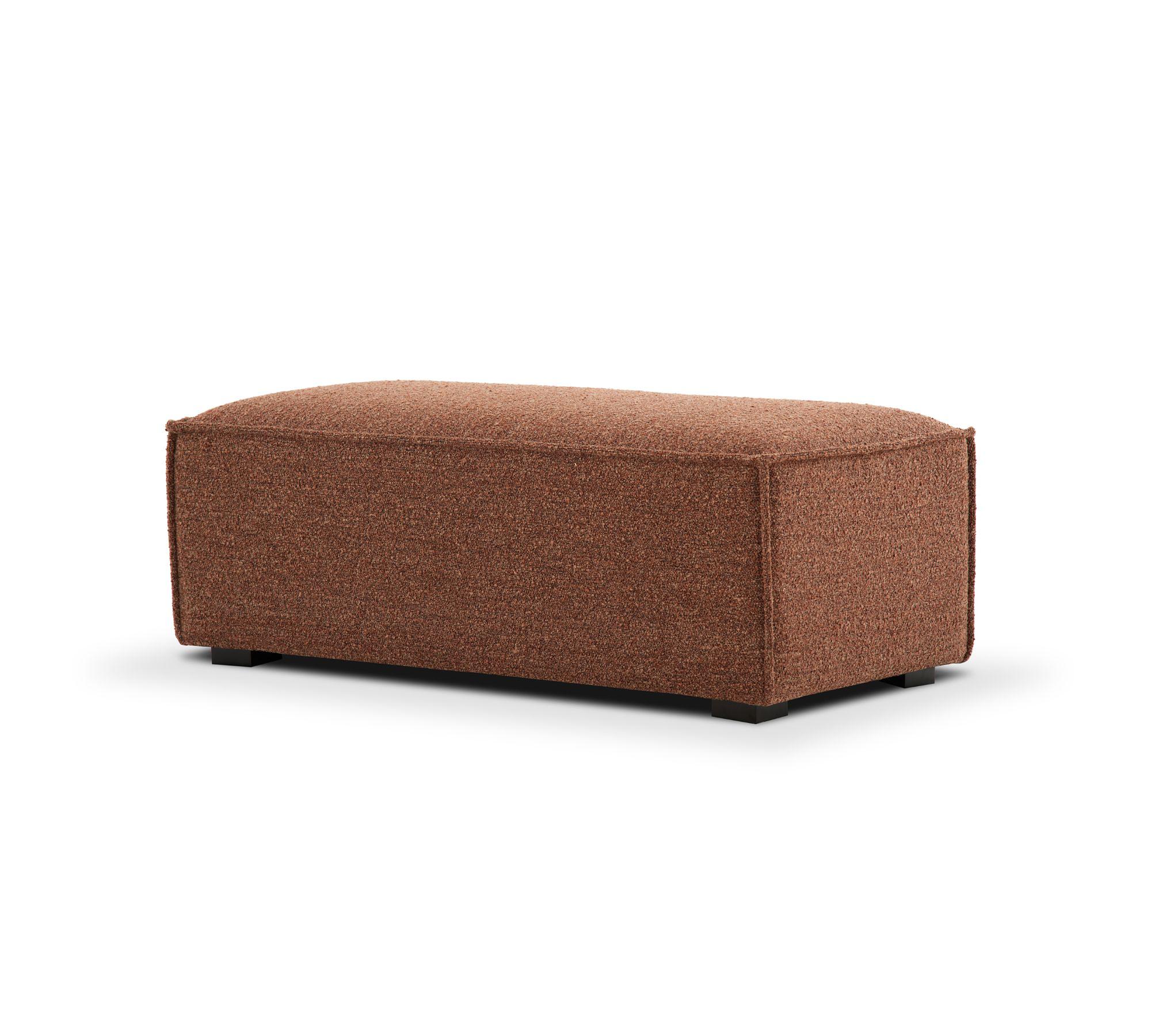 Daphne Fußhocker Modul Pebble Rust 0