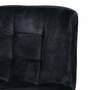 2x Barstuhl Samt Stahl Schwarz 5