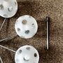 Sputnik Deckenleuchte Glas Chrom Weiß 70er Jahre 3