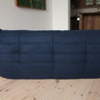 Togo Sofa 3-Sitzer Textil Marineblau 5