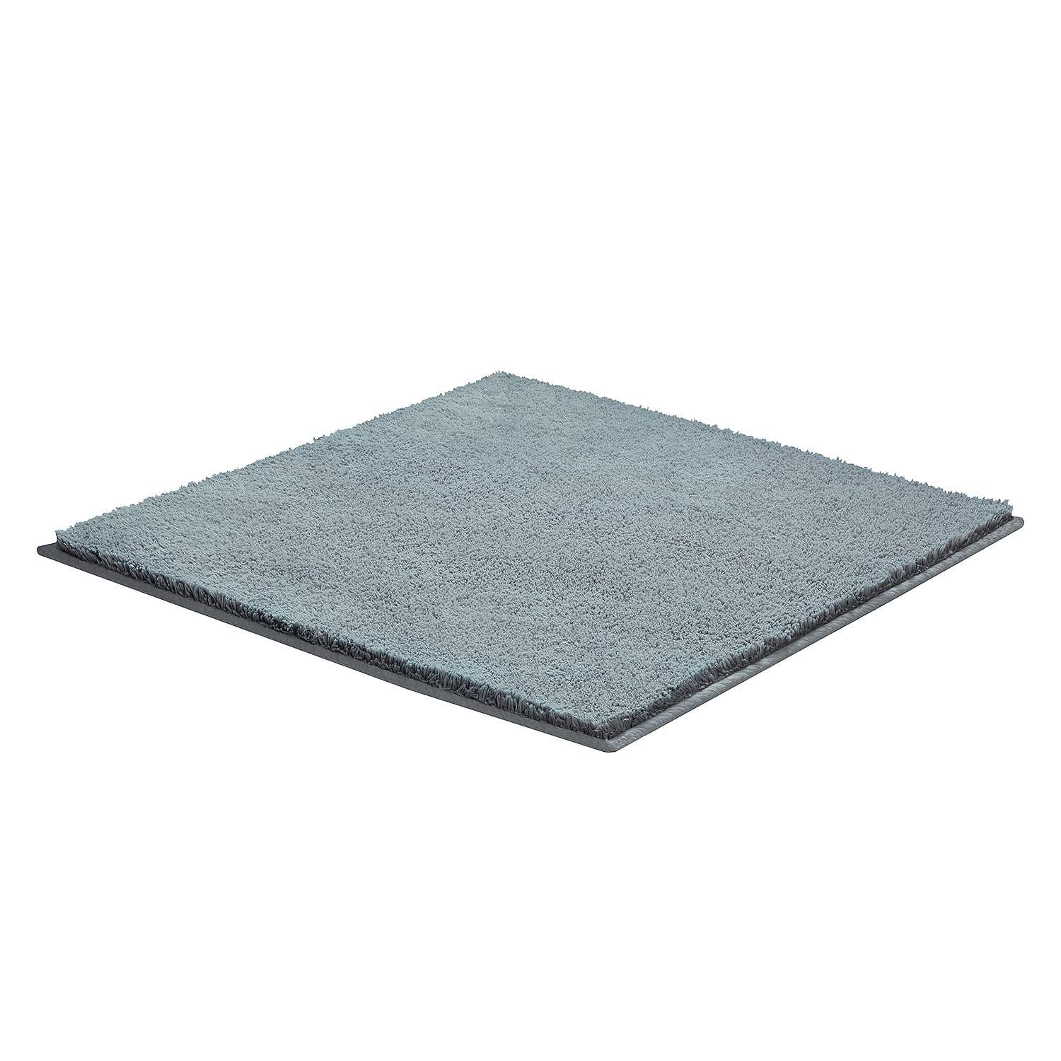 Marla Bath Mat Woven Fabric Dove Grey 60x60cm 1