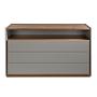 Kommode Holz Grau 1