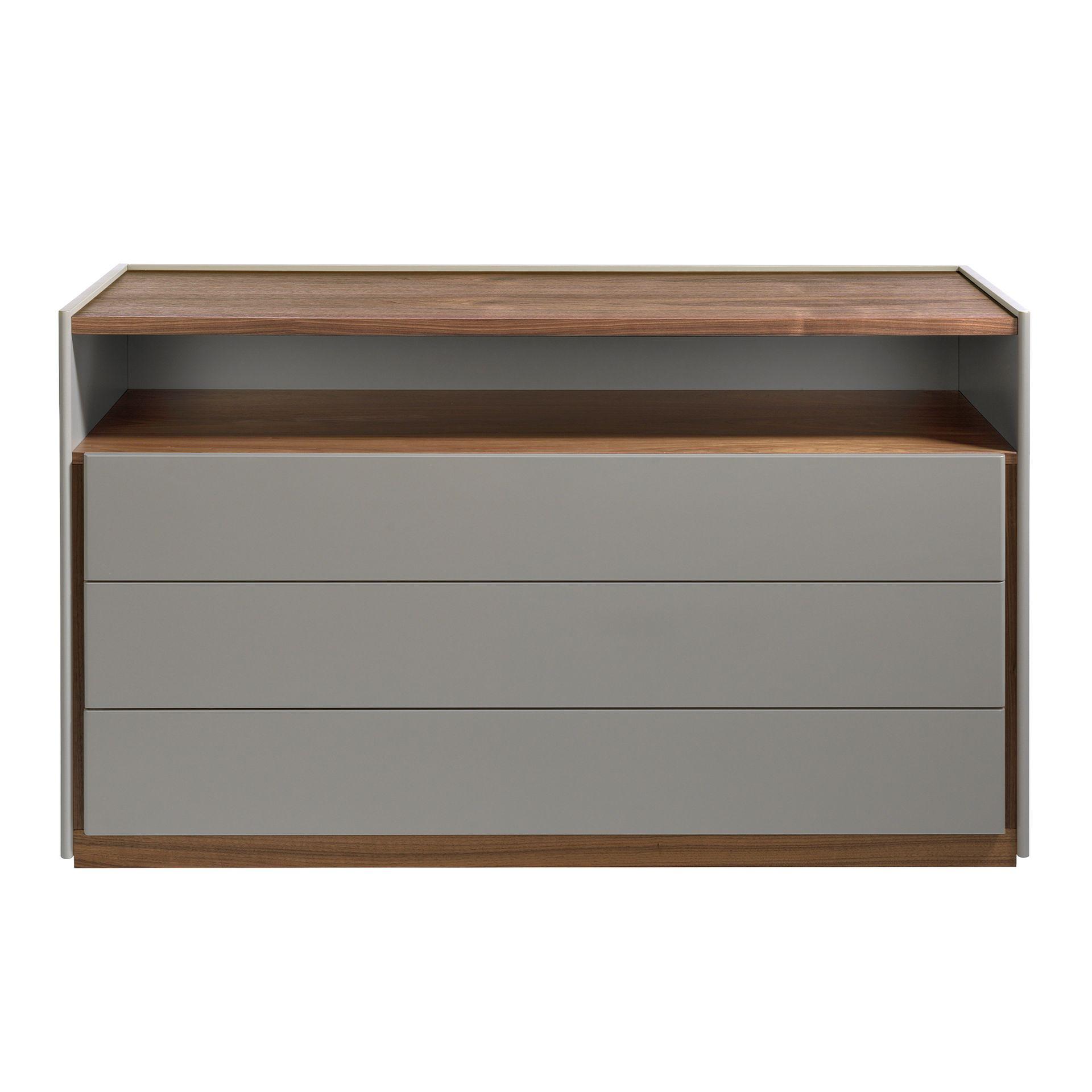 Kommode Holz Grau 1