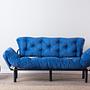 Nitta Triple Schlafsofa 3-Sitzer Blau 2