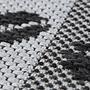 Kitchen Runner Arizona I Synthetic Fiber Grey Black 67 x 180 cm 1