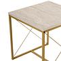 Defne Couchtisch Marmor Gold 9