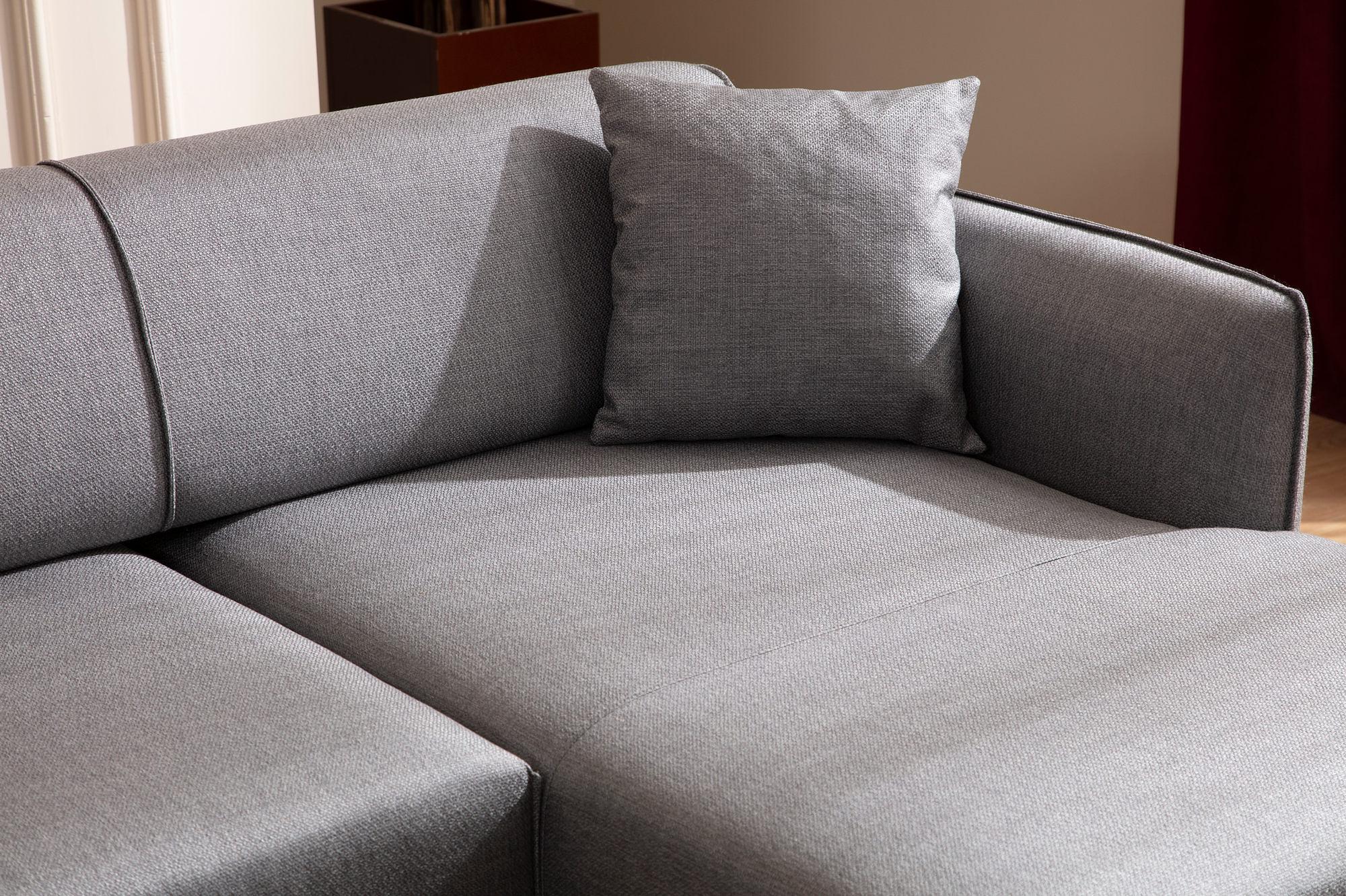 Belissimo Ecksofa Rechts Grau 3