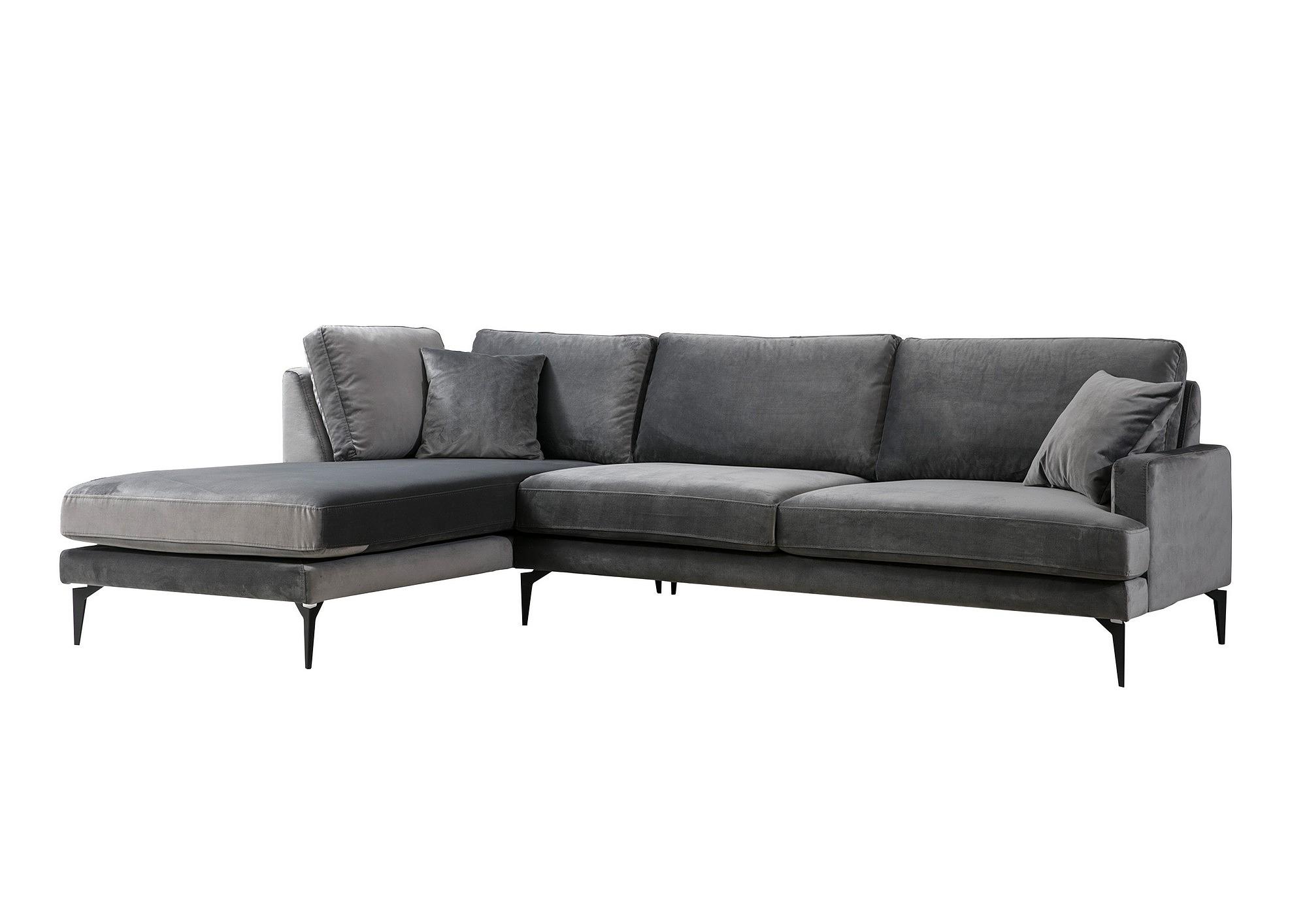 Papira Corner Sofa Left Anthracite 4