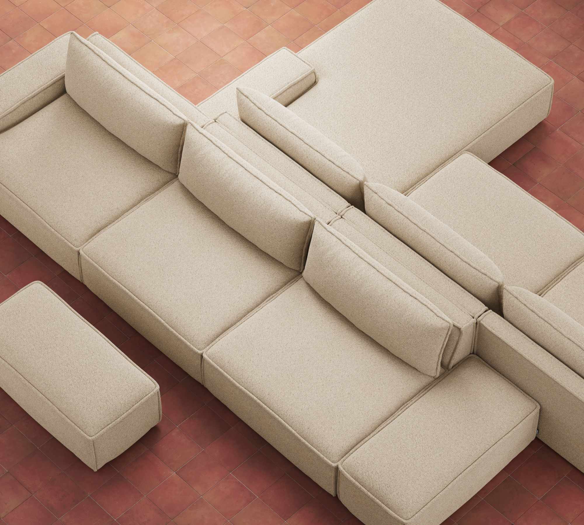 Daphne 1-Sitzer Modul Rechts Pasha Dune 3