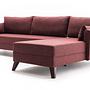 Bella Sofa Récamiere Rechts Rot 4