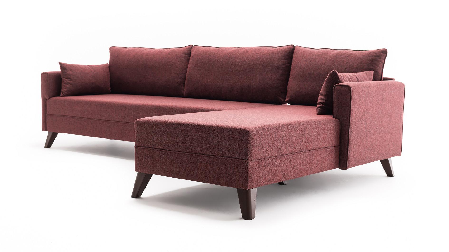 Bella Sofa Récamiere Rechts Rot 4