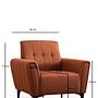 Hamlet 1-seater sofa Red 5