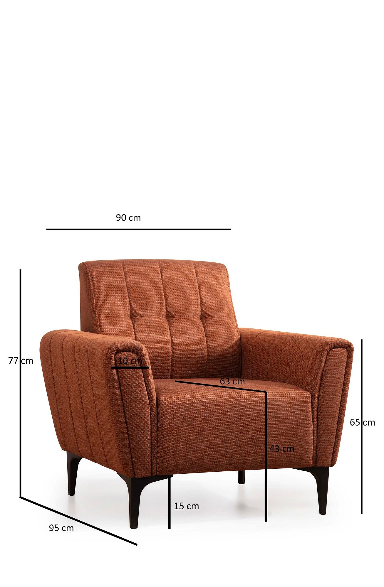 Hamlet 1-Sitzer Sofa Rot 5