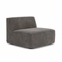 Dane 1-Seater Module Danny Steel Grey 0