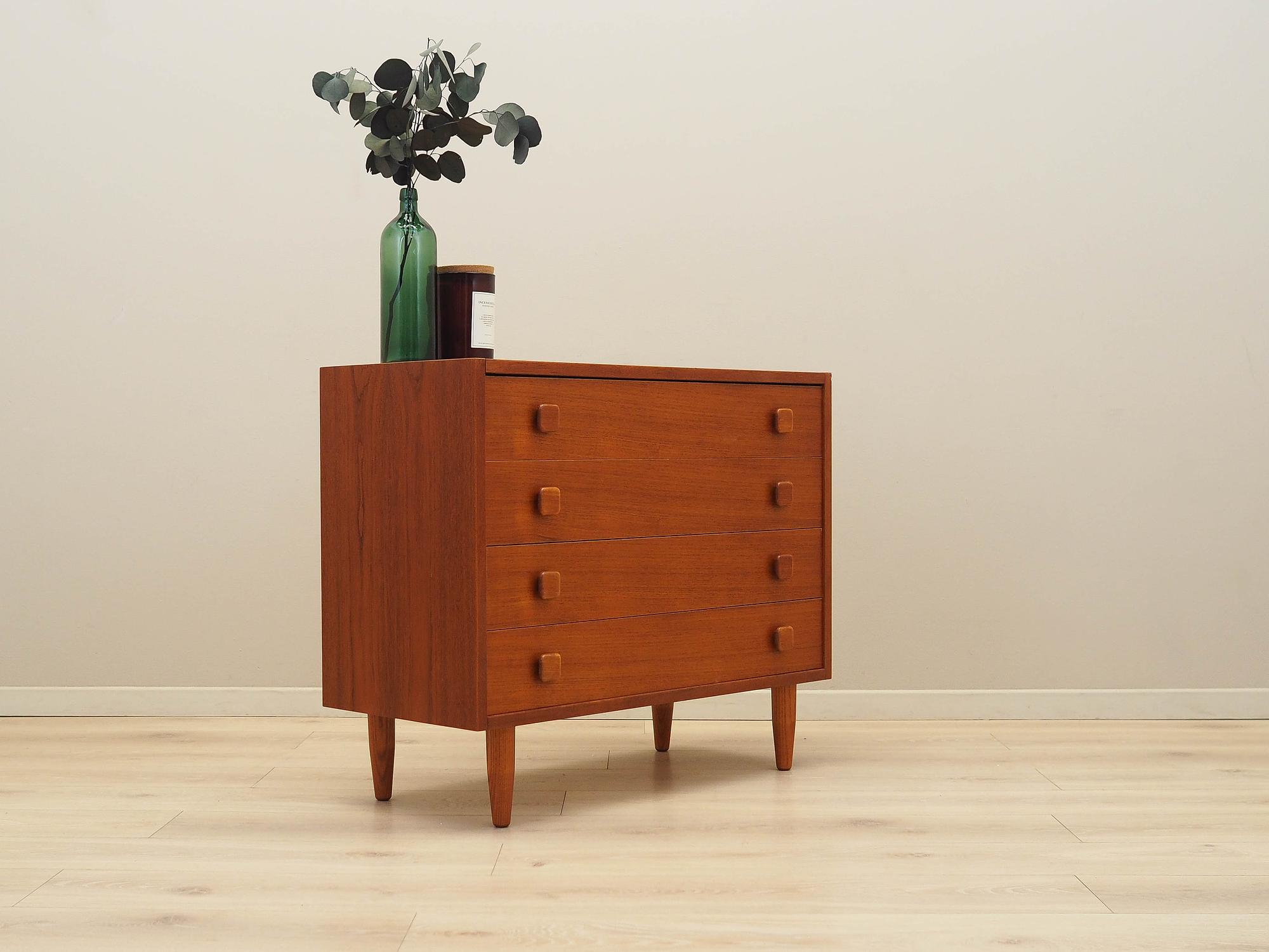Teak-Kommode1970er Jahre Braun 4