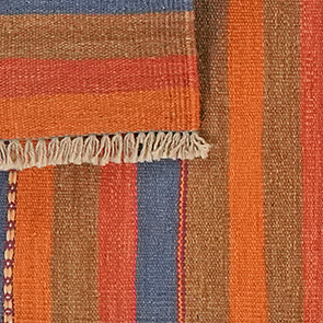 Kilim Gashgai Carpet Orange 4