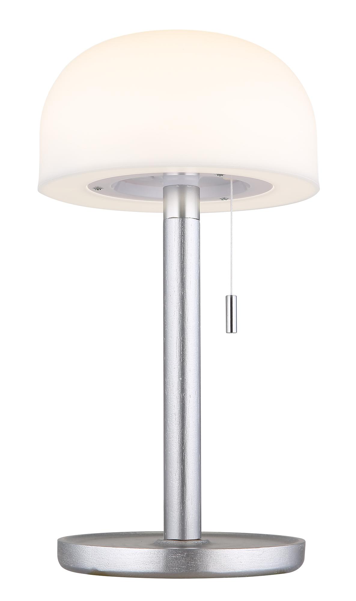 Norman LED-Tischleuchte Acrylglas Bambus 1-flammig 3