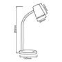 LED-Tischleuchte Illa Acrylglas 4