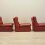 Modulares Sofa Leder Braun 1960er Jahre 12