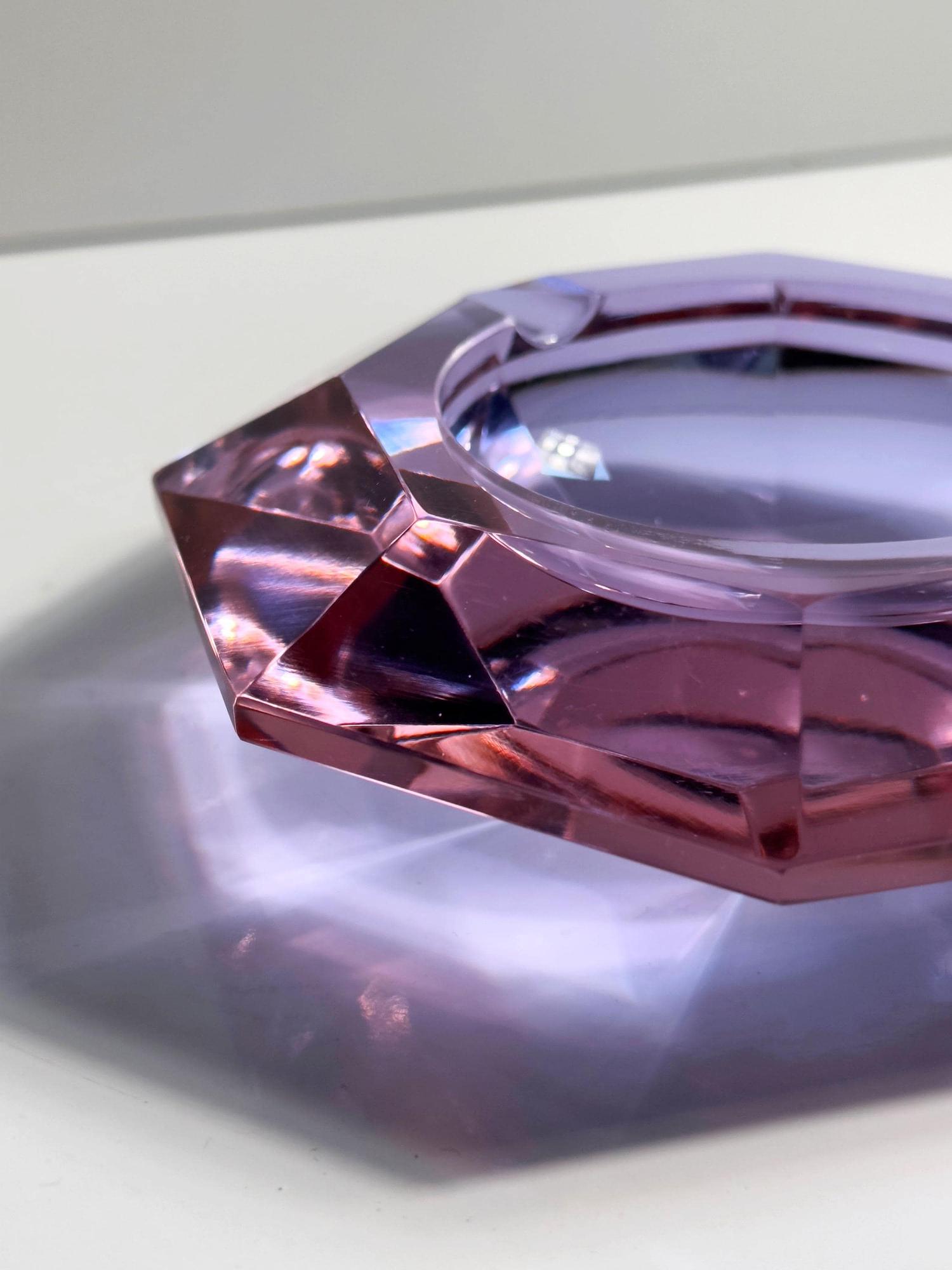 Vintage Ashtray Alexandrite Glass 1970s 2