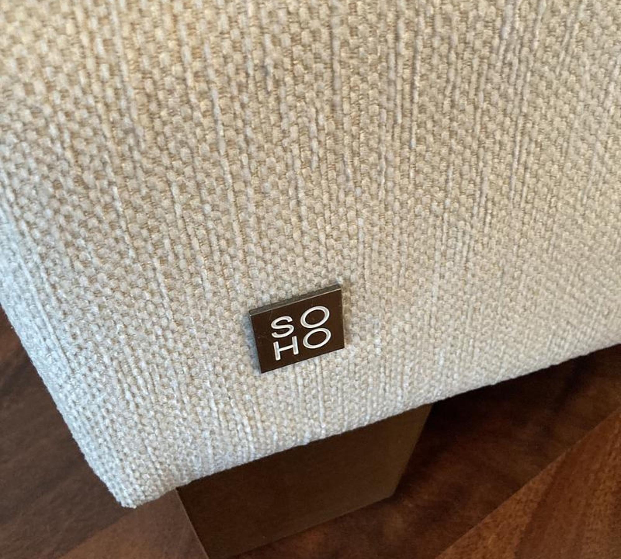 Franka Hocker Webstoff Eiche Creme Braun 2