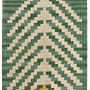 Kilim Gashgai Teppich Wolle Grün 0