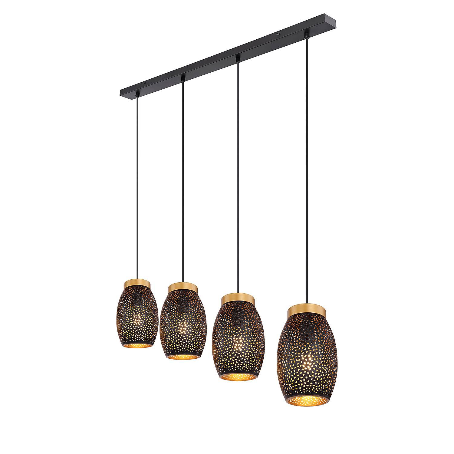 Pendant lamp Narri Iron 4-light 2