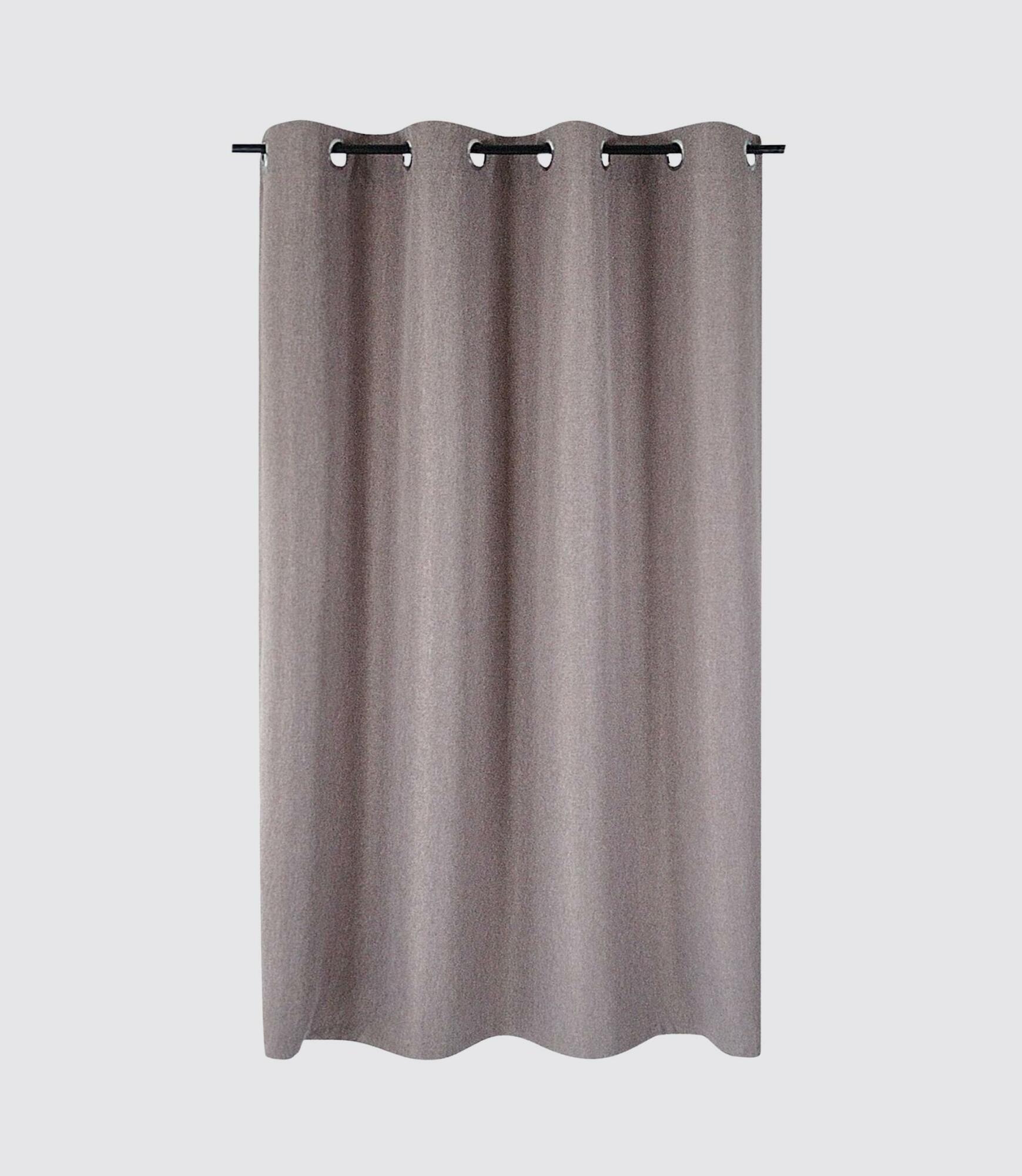 Ösenschal Polyester Braun 0