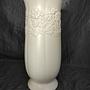 Vintage Vase Keramik Weiß 1