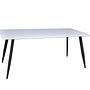 Polar Dining Table White Black 1