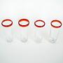 Set of four glasses 1970s 3