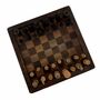 Schachbrett Antik Holz Braun 1