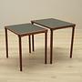 2x Side table Teak wood 1970s 1