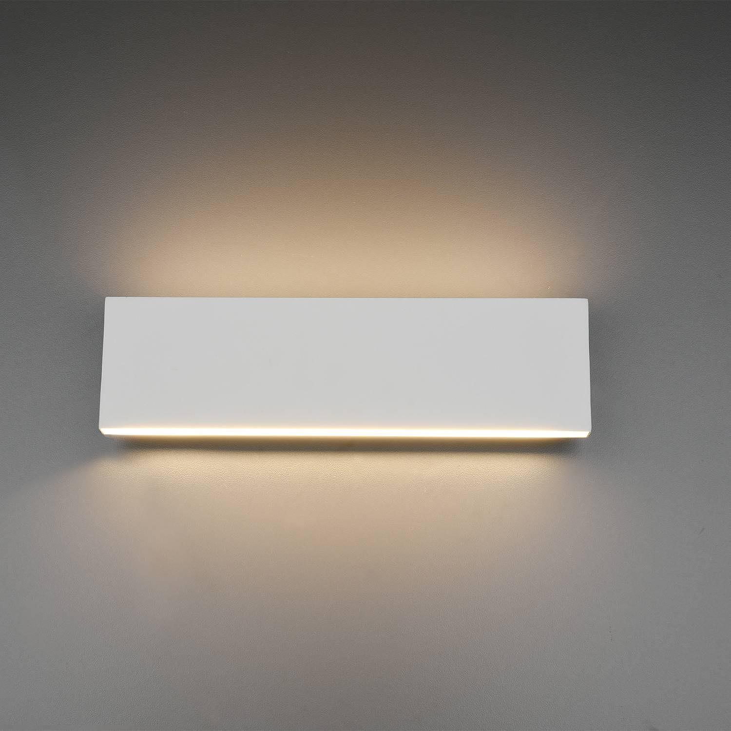 Concha LED-Wandleuchte Aluminium 2-flammig 2